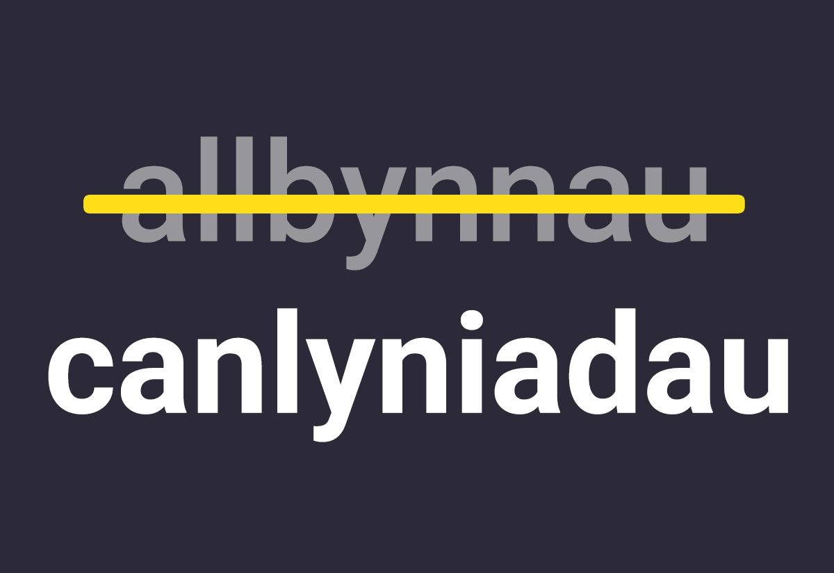 Allbynnau --> Canlyniadau